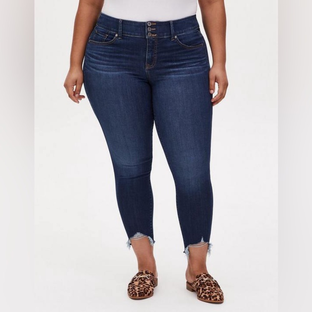 torrid Dark Wash High-Rise Skinny Jeggings